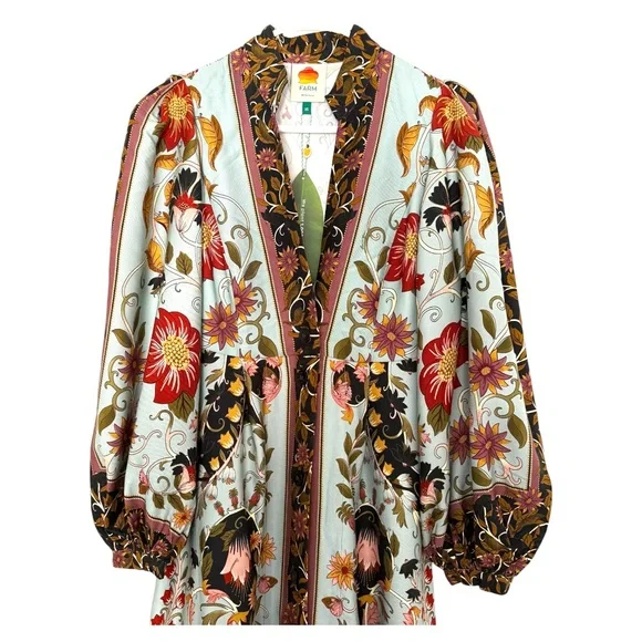 FARM Rio Flowing Beauty Maxi Dress, Size XS, NWT 🇧🇷 - Picture 10 of 16